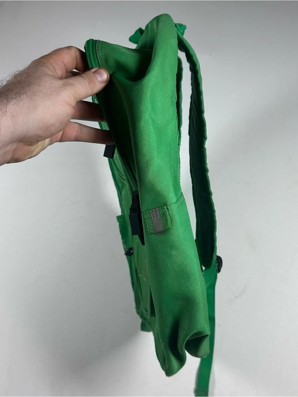 LEGO Brick Backpack Green School Travel Bag Multiple Pockets W/ LEGO Zippers